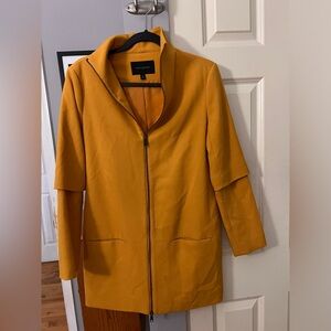 Banana Republic Fall Coat Mustard